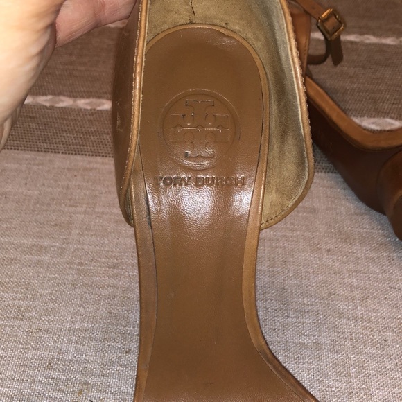 Tory Burch Amina Leather Platform heels - Picture 4 of 12